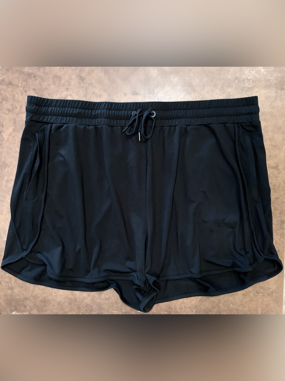 American Eagle Outfitters Black Athletic Drawstring Shorts